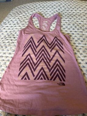 The North Face Mauve Pink Racerback Graphic Tank